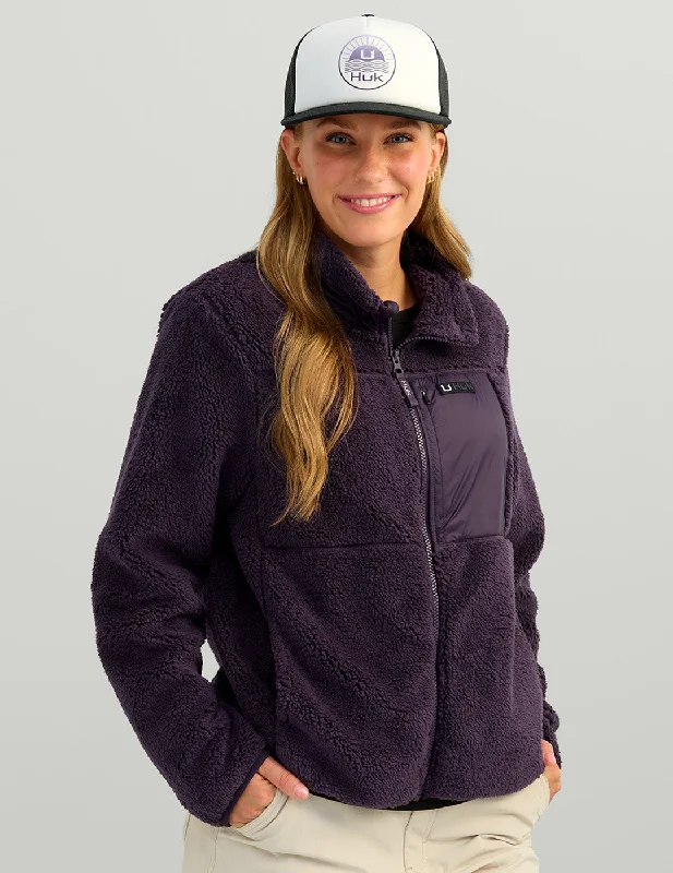 Womens Plush Fleece Jacket