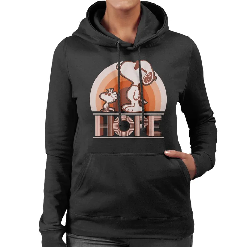 Peanuts Snoopy And Woodstock Hope Women's Hooded Sweatshirt