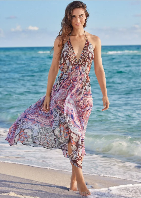 High-Low Cover-Up Dress - Summer Sands