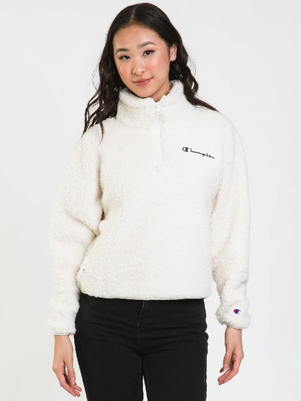 CHAMPION SHERPA QUARTER ZIP SCRIPT JACKET