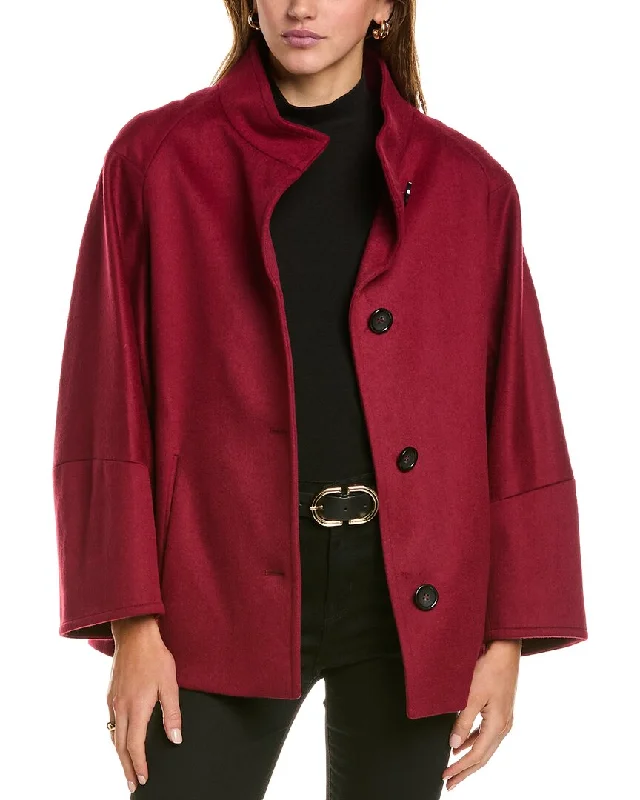 Cinzia Rocca Icons Short Wool-Blend Coat