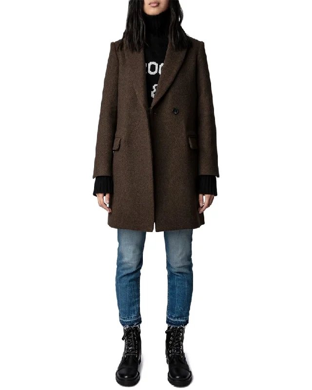 Zadig & Voltaire Marco Wool-Blend Coat