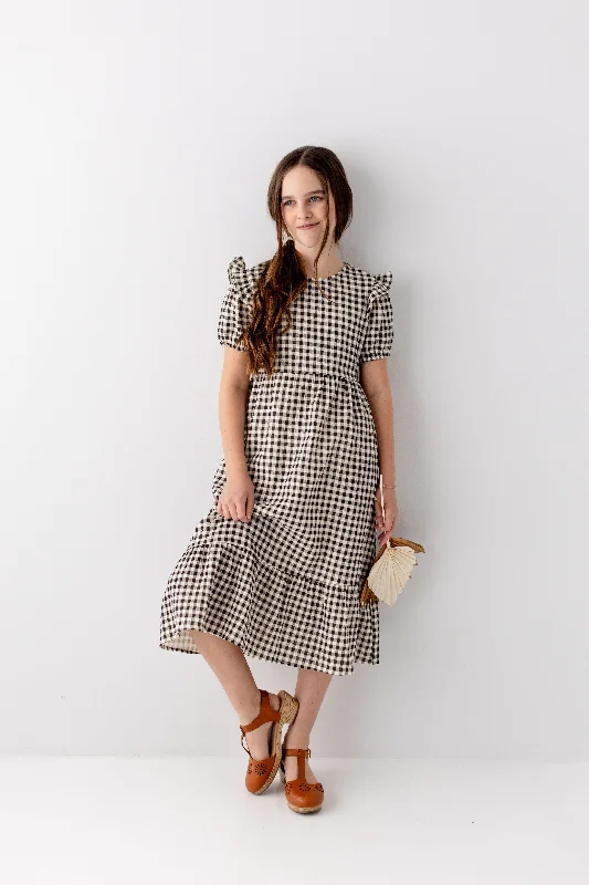 'Evyona' Girl Cotton Gauze Dress FINAL SALE