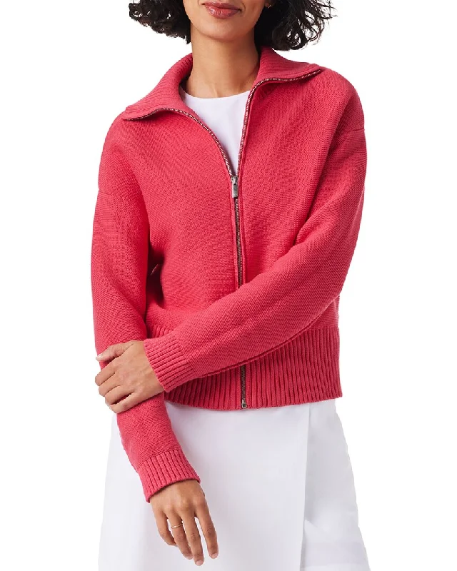 Nic+Zoe Zip Front Sweater Jacket