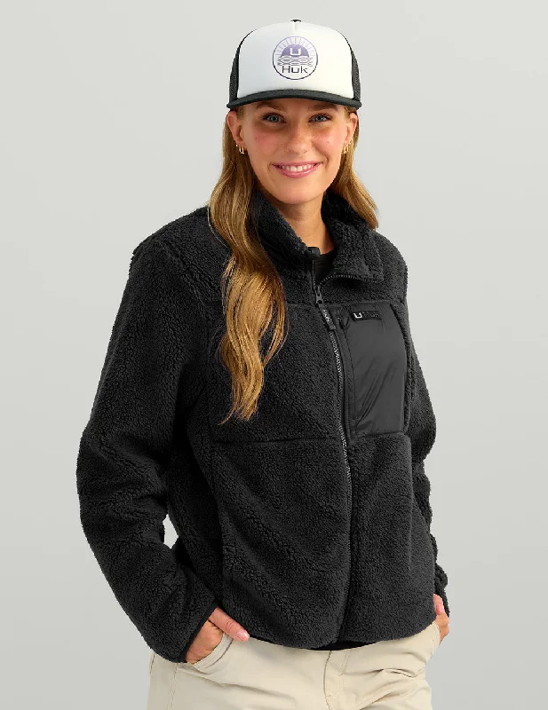 Womens Plush Fleece Jacket