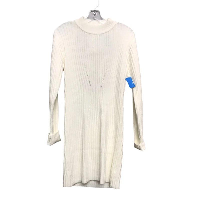 Dress Sweater By 12th Tribe In Ivory, Size:M