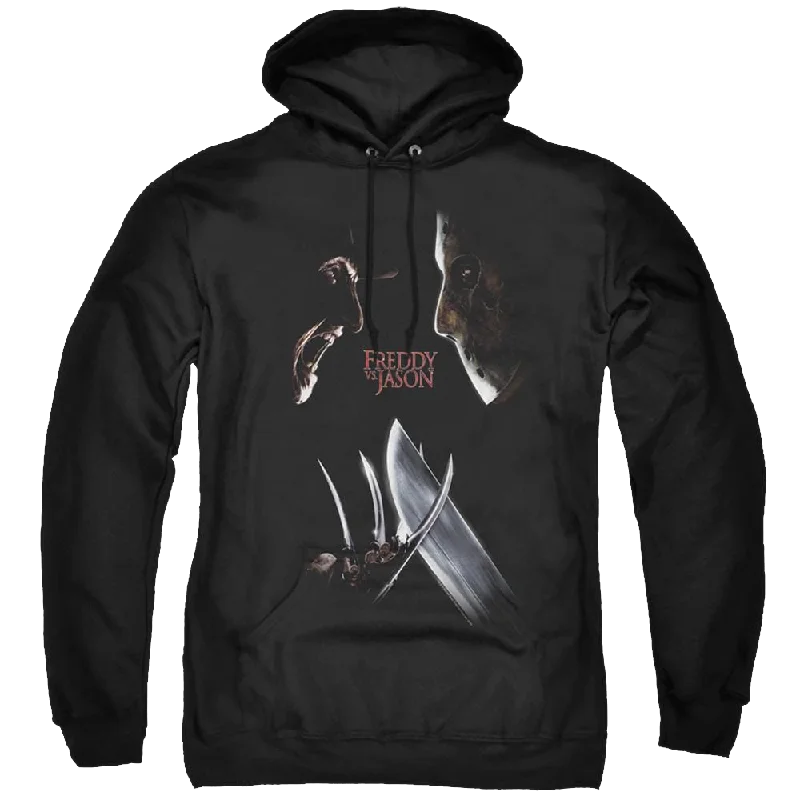 Freddy Vs Jason Face Off - Pullover Hoodie