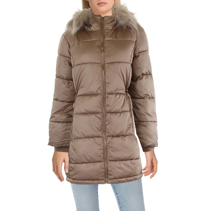 Womens Water Resistant Cold Weather Puffer Jacket