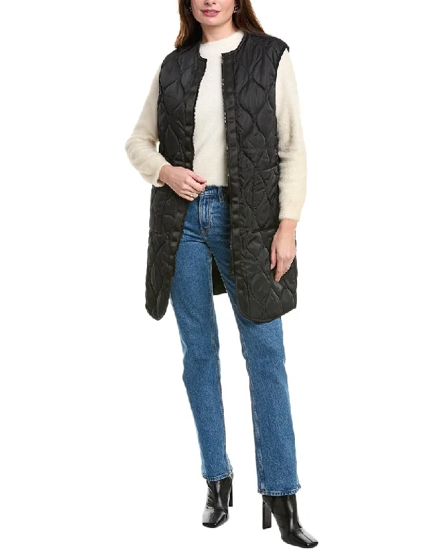 Hudson Jeans Onion Quilted Long Vest