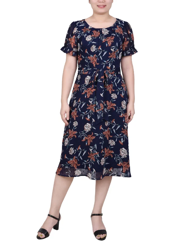 Navy Rust Floral