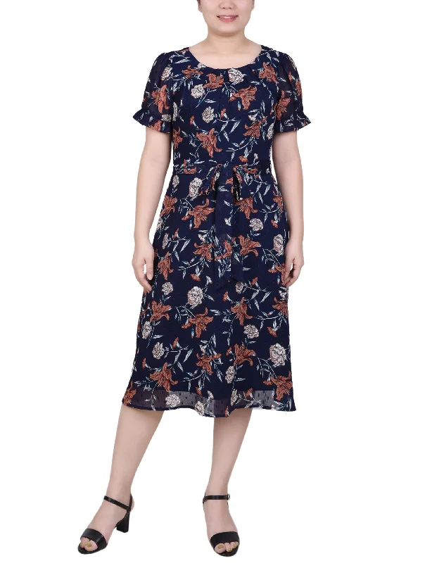 Navy Rust Floral