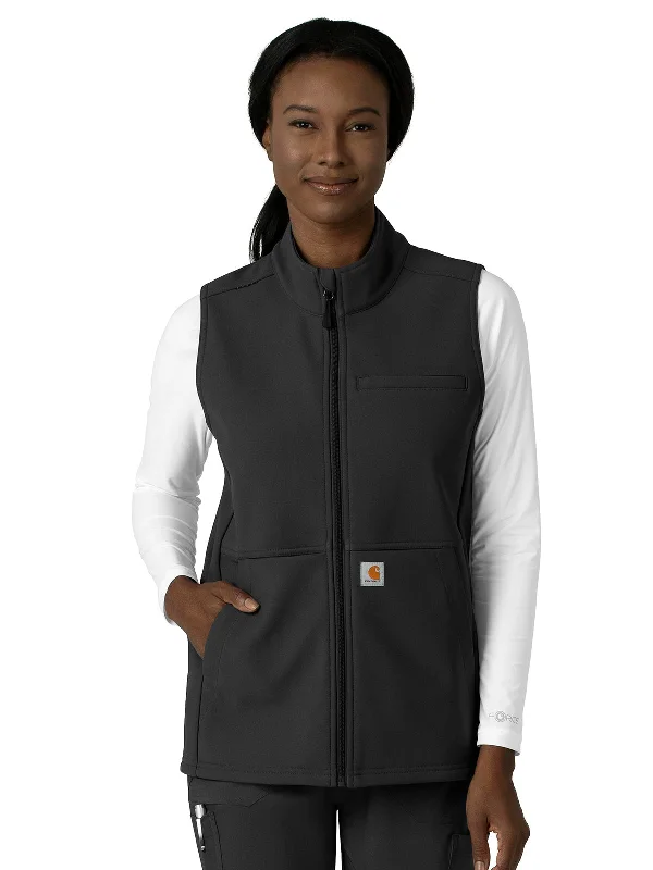 Women's Four-Pocket Bonded Fleece Vest