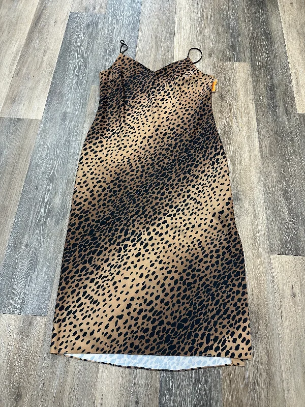 Dress Casual Maxi By Good American In Animal Print, Size: M