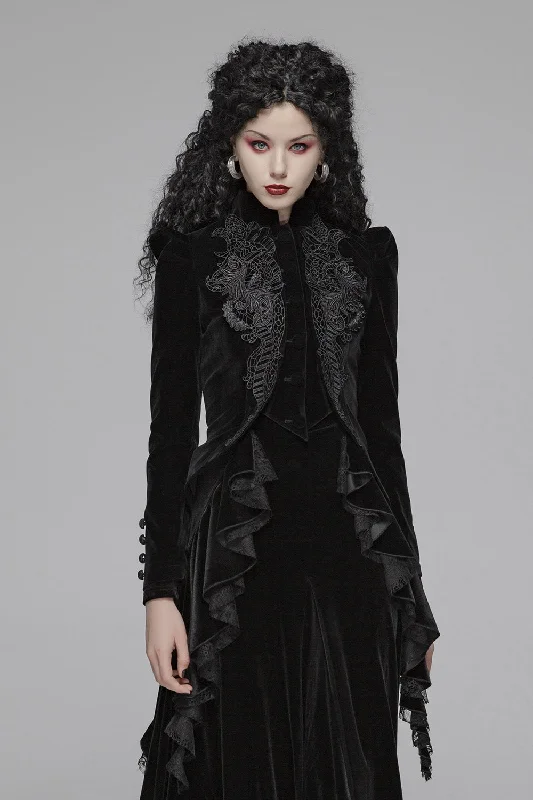 Vampire Goth Velvet Coat