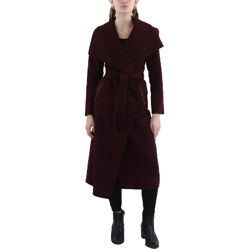 Womens Wool Long Wrap Coat