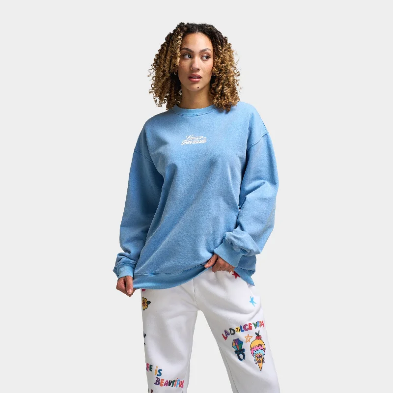 Mayfair Women's Angel Number Crewneck / Blue