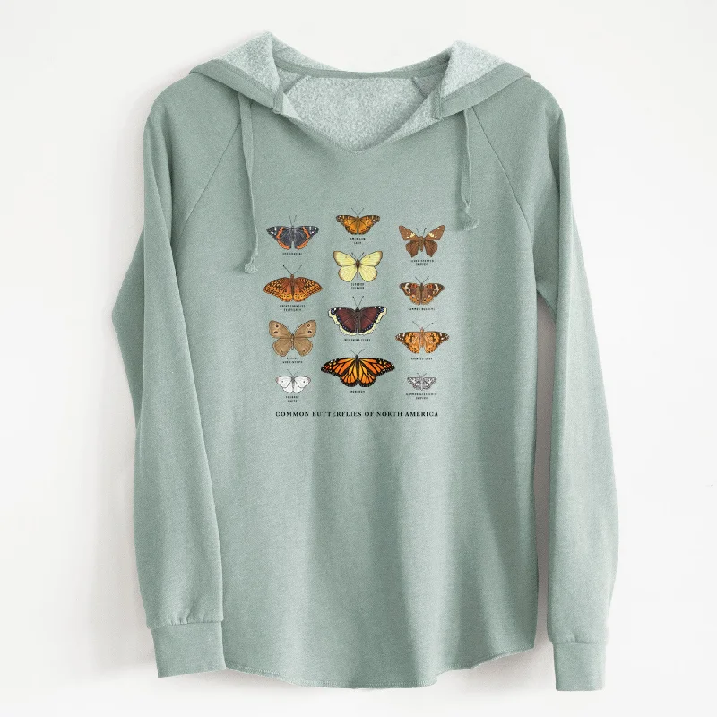 Common Butterflies of North America - Cali Wave Hooded Sweatshirt