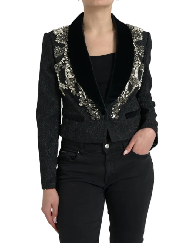 Dolce & Gabbana  Embellished Blazer - Black