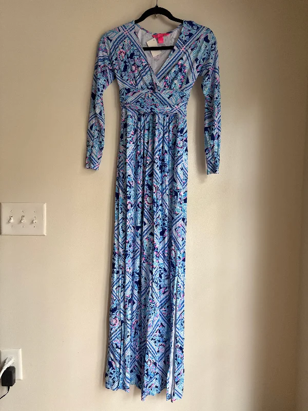 Dress Casual Maxi By Lilly Pulitzer In Multi-colored, Size: Xxs