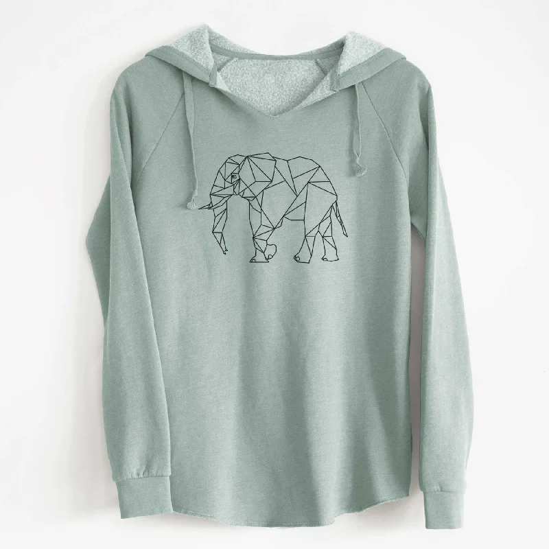 Geometric Elephant - Cali Wave Hooded Sweatshirt