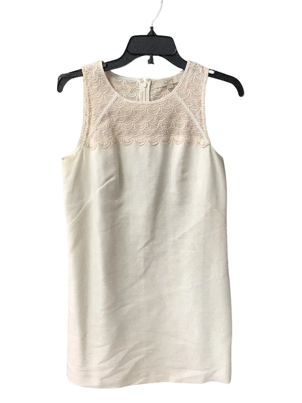 Dress Casual Short By Loft In White, Size: 4