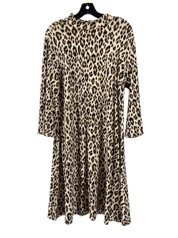 Dress Casual Short By Chicos In Animal Print, Size: 2