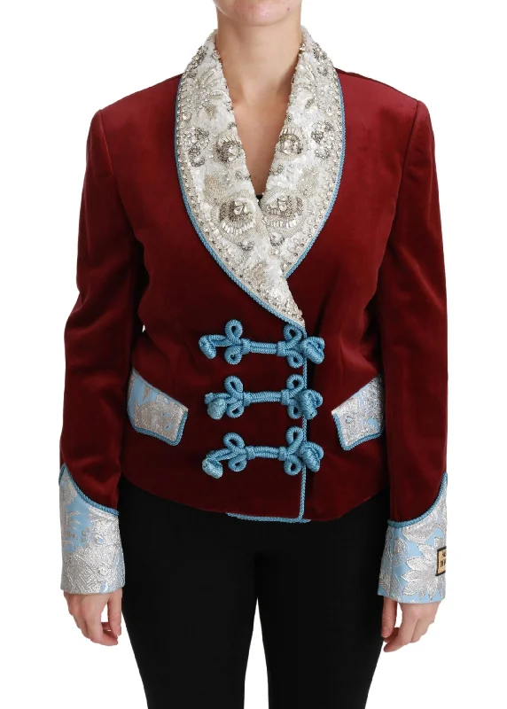 Dolce & Gabbana  Women's Embroidered Velvet Blazer