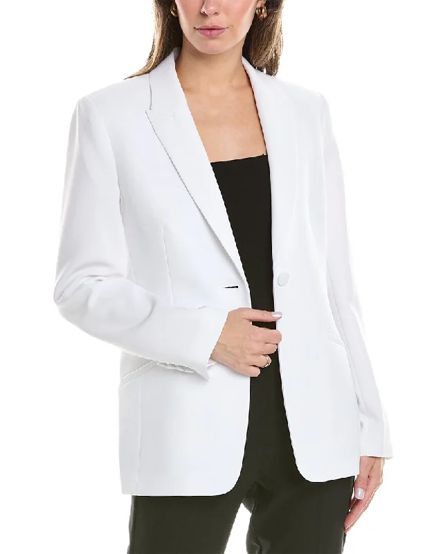 Lafayette 148 New York Cutaway Silk-Blend Blazer