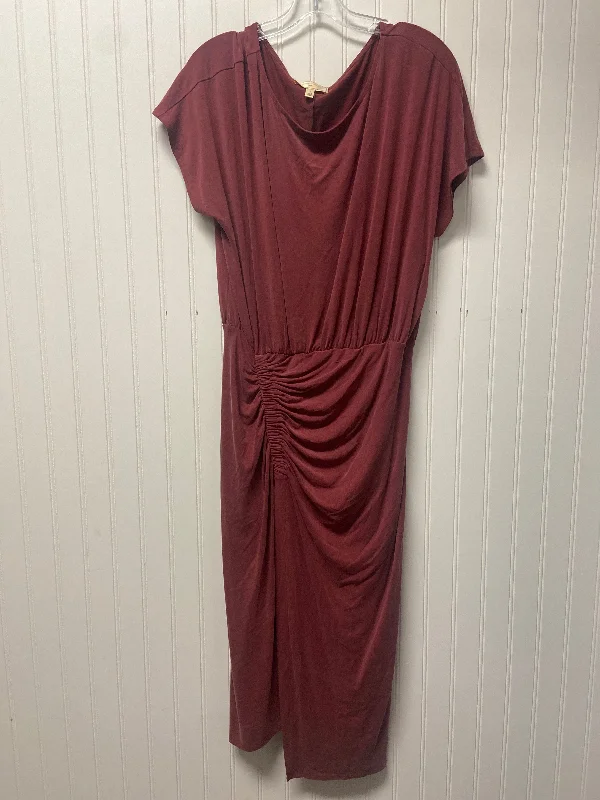 Dress Casual Midi By Moulinette Soeurs In Maroon, Size: S