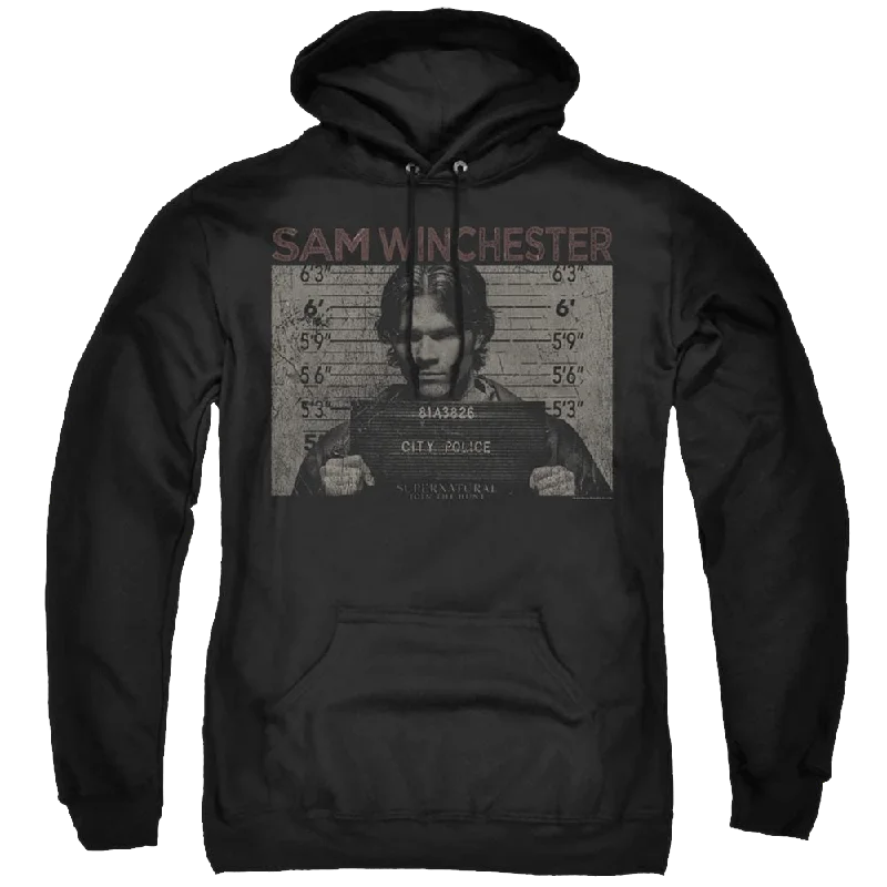 Supernatural Sam Mug Shot - Pullover Hoodie